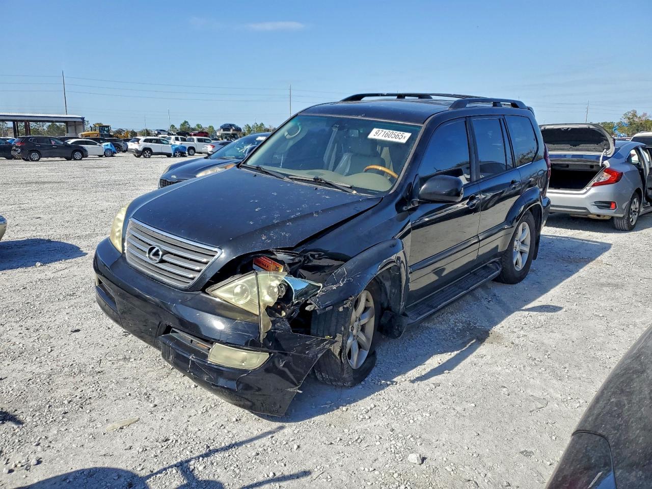 2007 LEXUS GX 470 — FRONT END damage — photo 1