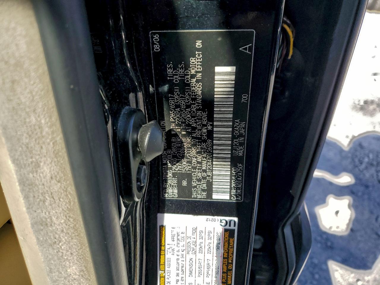 2007 LEXUS GX 470 photo 13