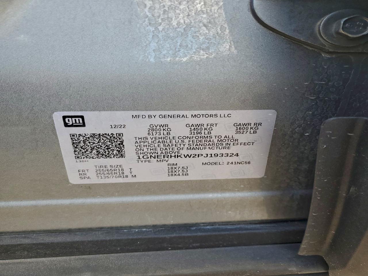 2023 CHEVROLET TRAVERSE LT photo 14
