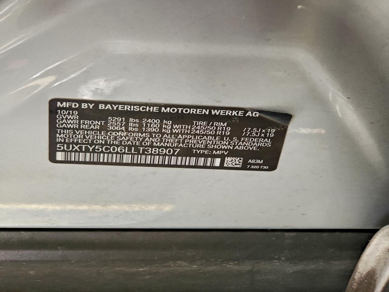 2020 BMW X3 XDRIVE30I photo 13