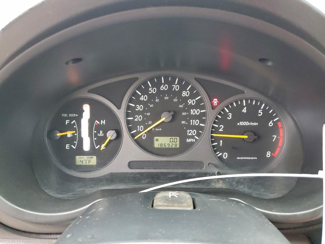 2002 SUBARU IMPREZA OUTBACK SPORT photo 9