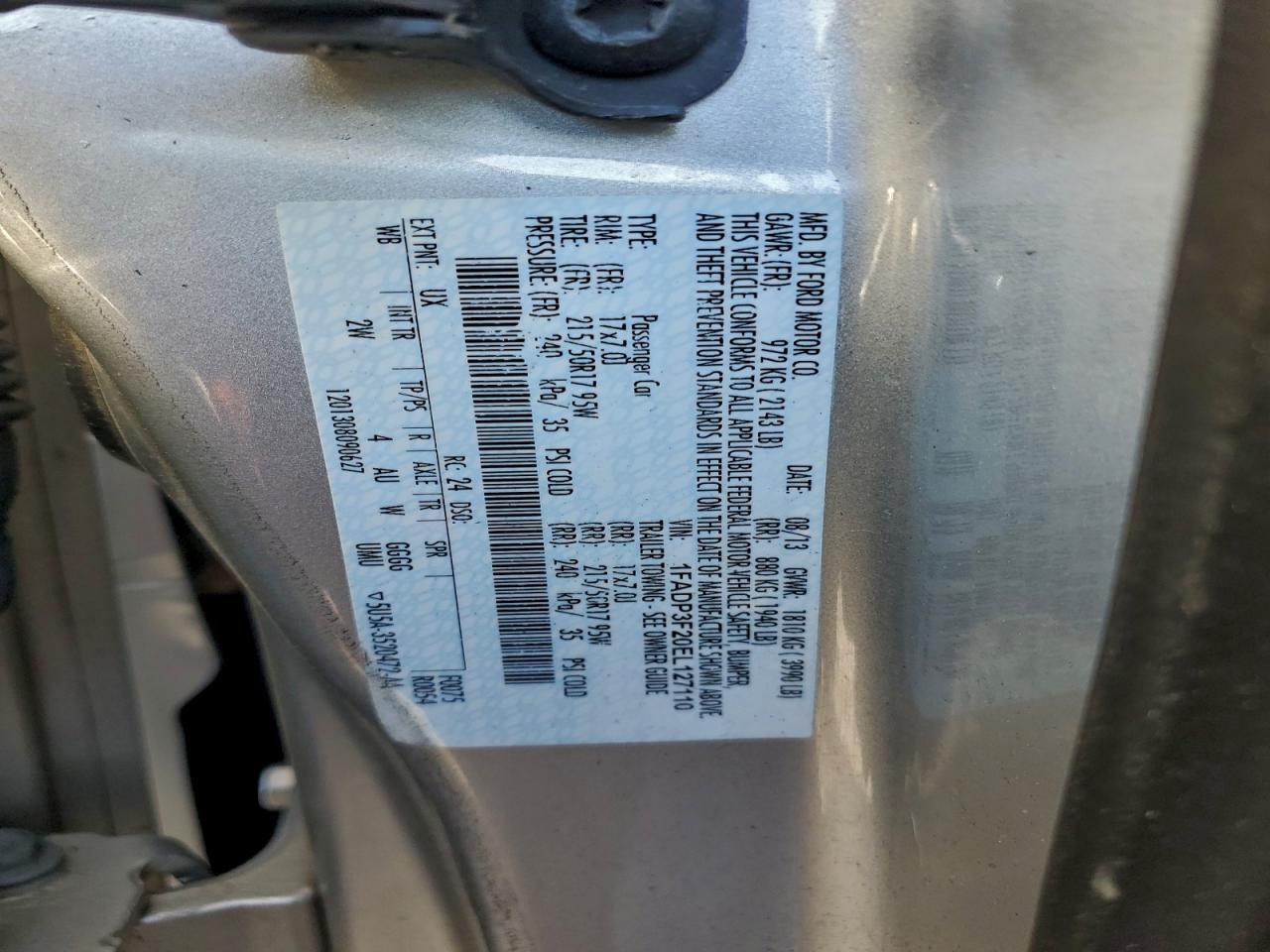 2014 FORD FOCUS SE photo 12