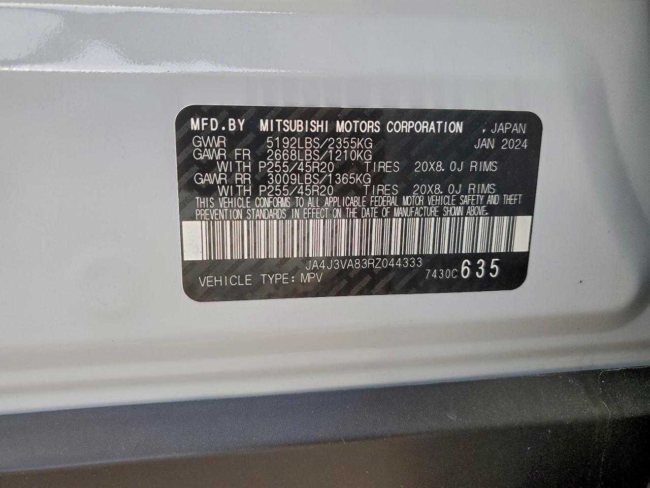 2024 MITSUBISHI OUTLANDER SE photo 27