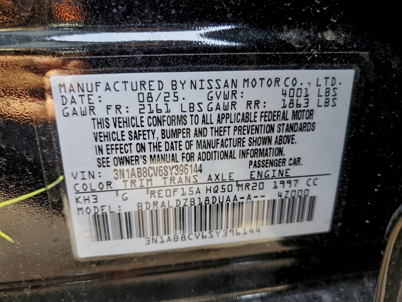 2025 NISSAN SENTRA SV photo 13