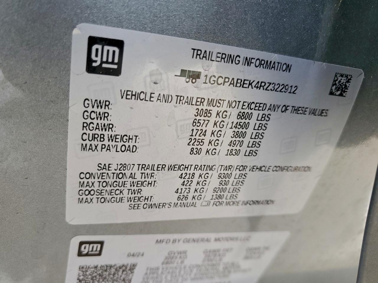 2024 CHEVROLET SILVERADO C1500 CUSTOM photo 12
