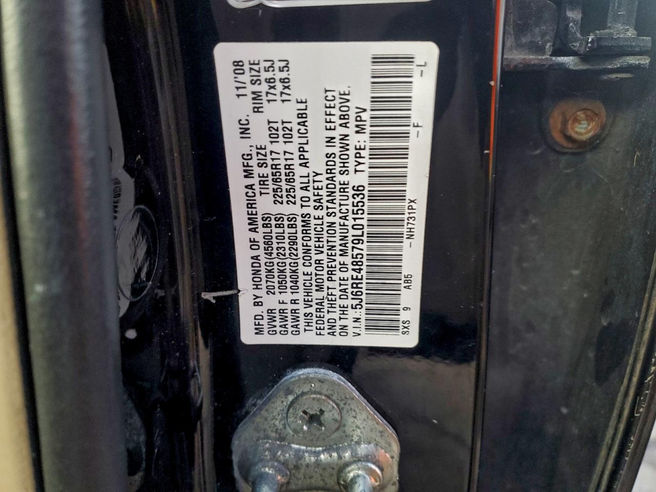 2009 HONDA CR-V EX photo 13