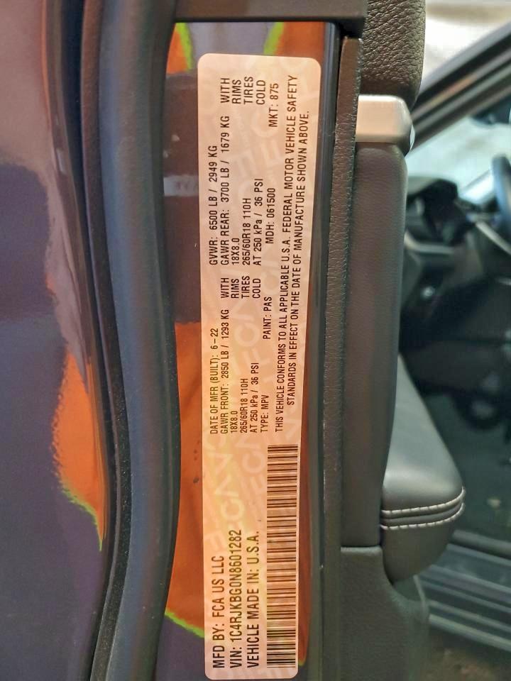 2022 JEEP GRAND CHEROKEE L LIMITED photo 13
