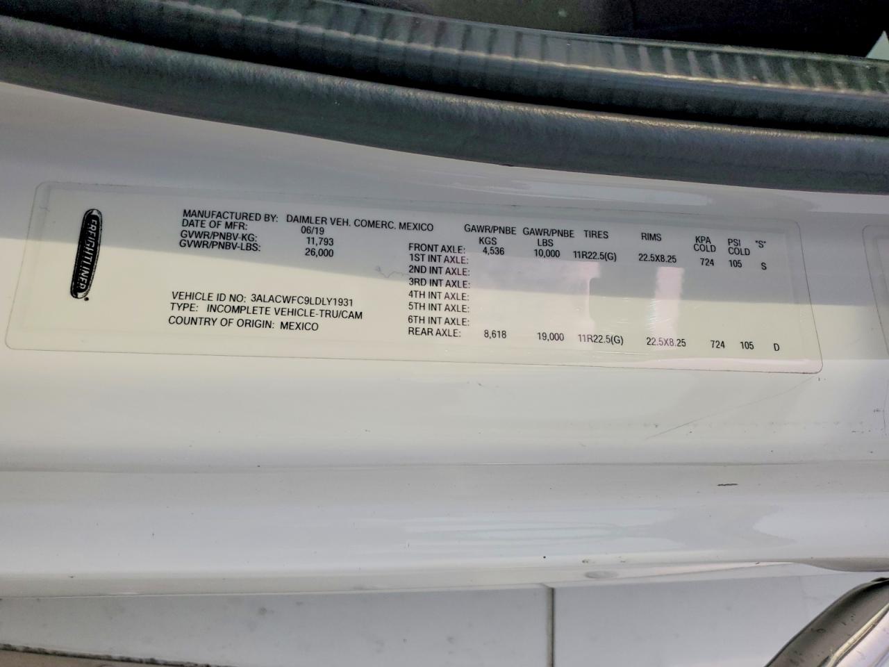 2020 FREIGHTLINER BUSINESS CLASS M2 BOX TRUCK photo 10