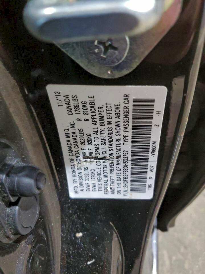 2013 HONDA CIVIC EX photo 13