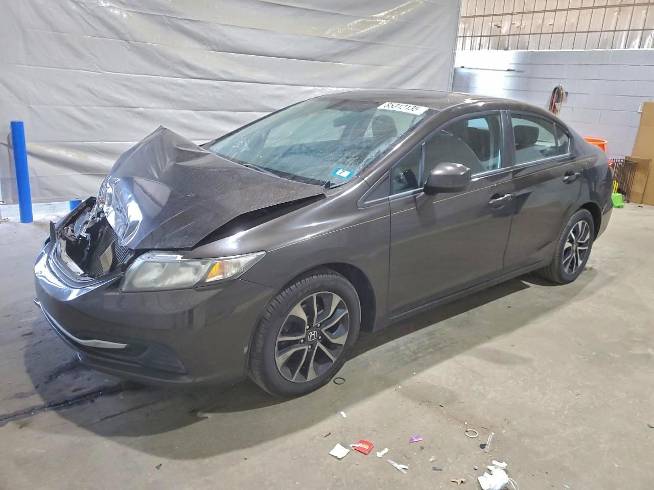 2013 HONDA CIVIC EX — BURN damage — photo 1