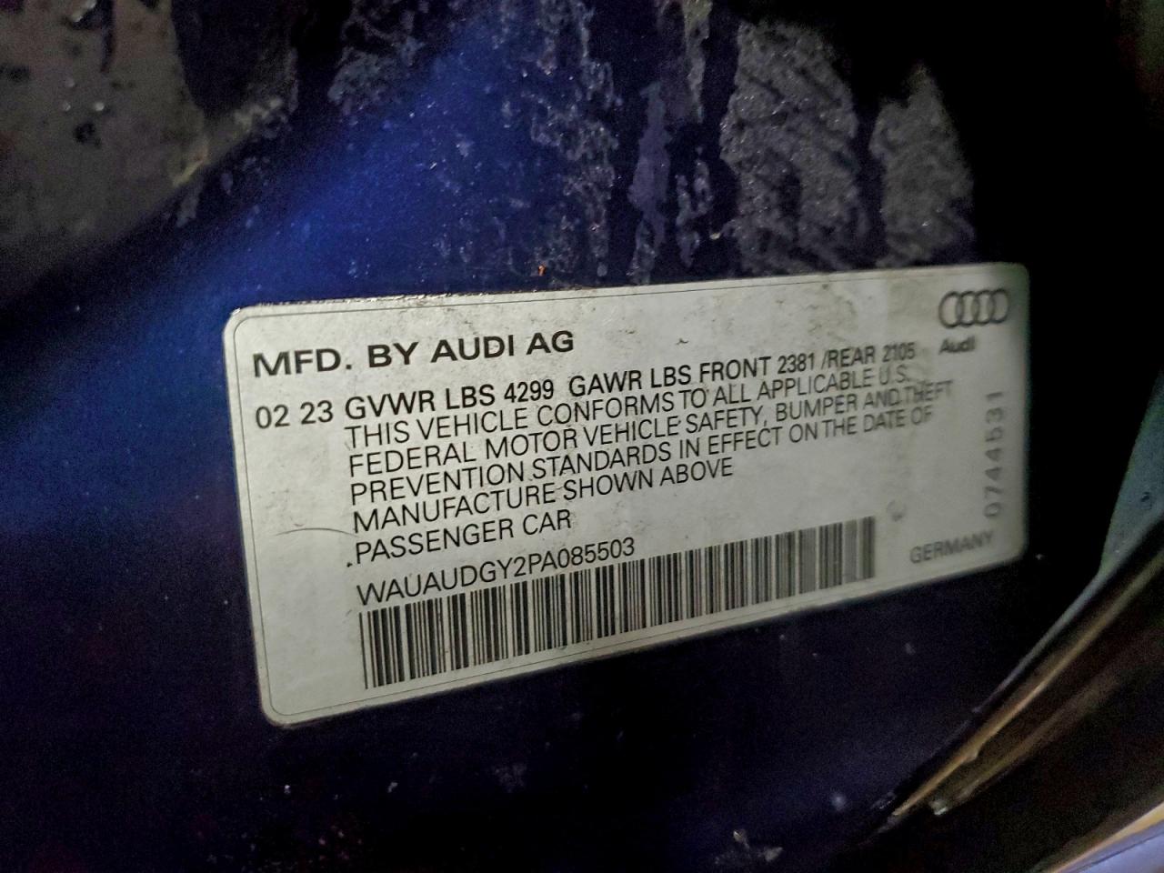 2023 AUDI A3 PREMIUM photo 12