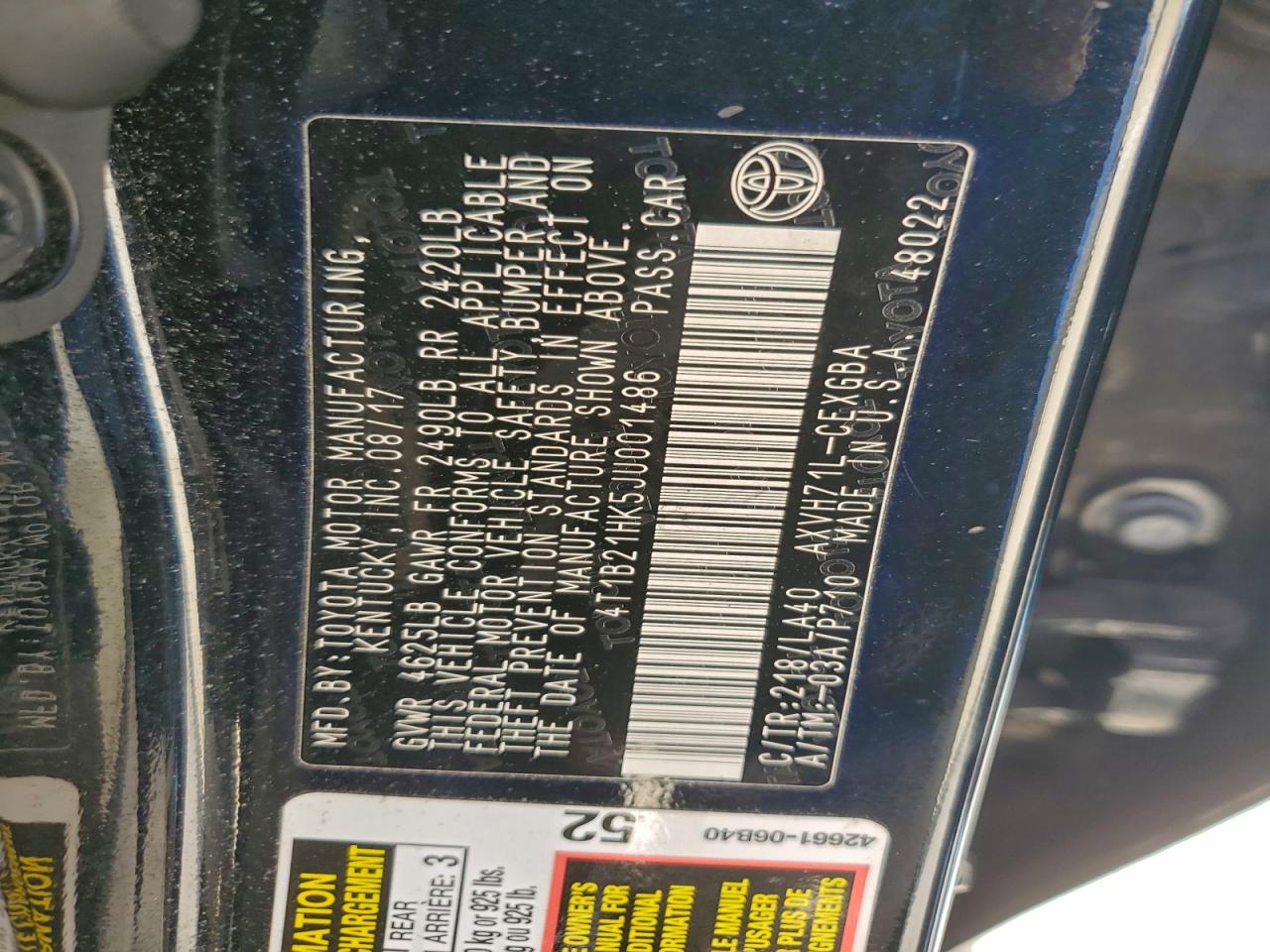 2018 TOYOTA CAMRY HYBRID photo 12