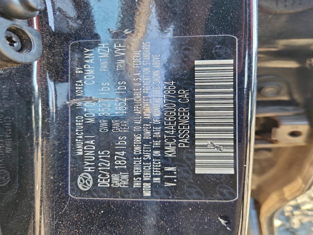 2016 HYUNDAI ACCENT SE photo 13