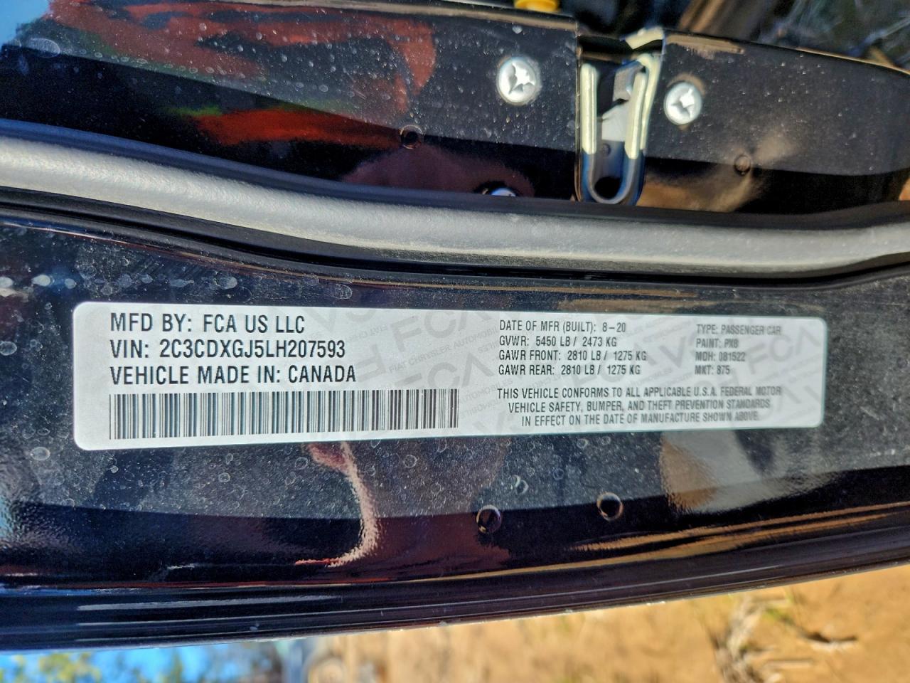 2020 DODGE CHARGER SCAT PACK photo 13
