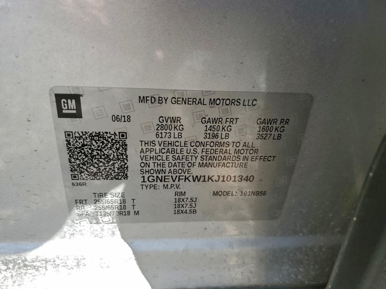2019 CHEVROLET TRAVERSE LS photo 14