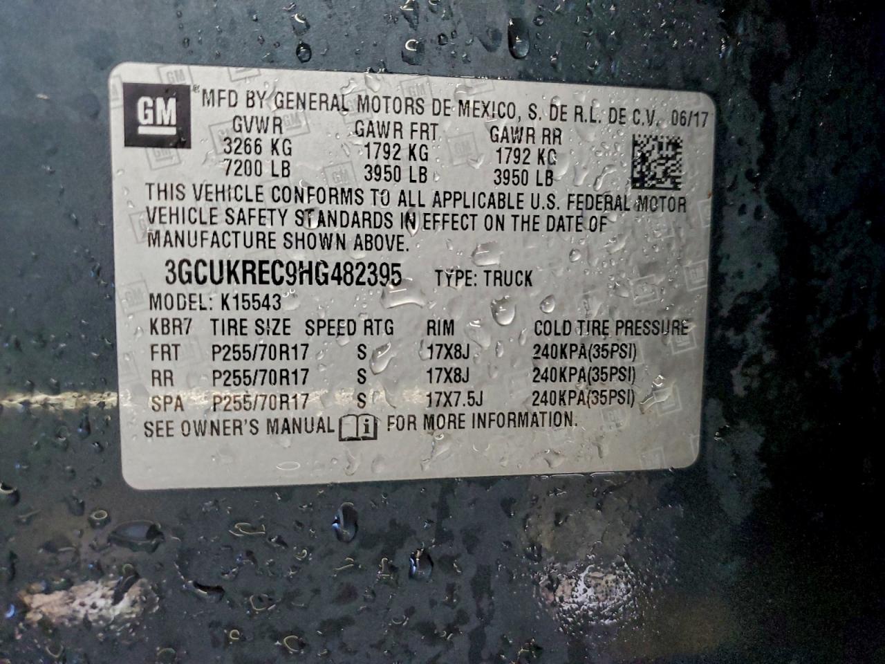 2017 CHEVROLET SILVERADO K1500 LT photo 12