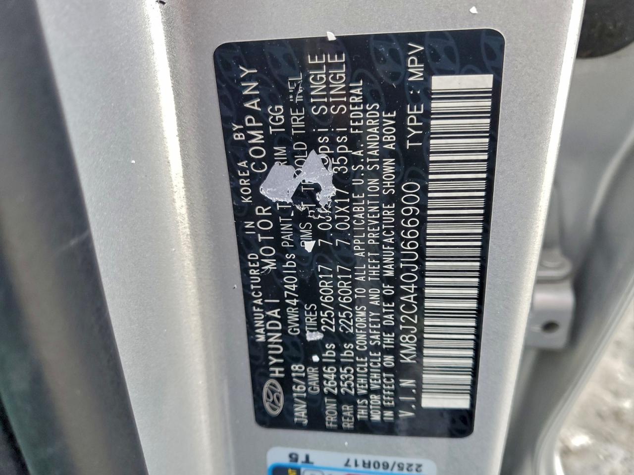 2018 HYUNDAI TUCSON SE photo 13