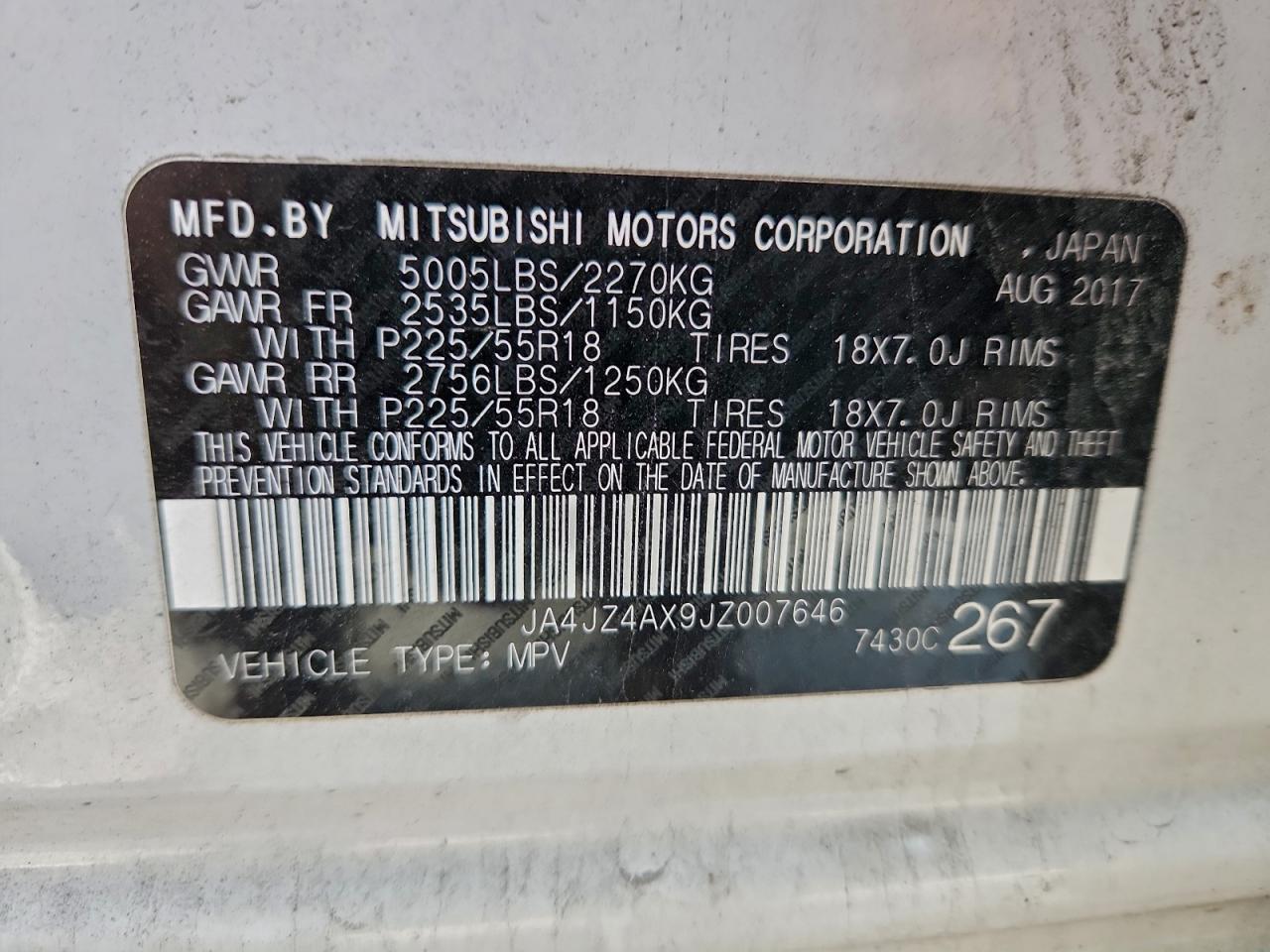2018 MITSUBISHI OUTLANDER GT photo 13