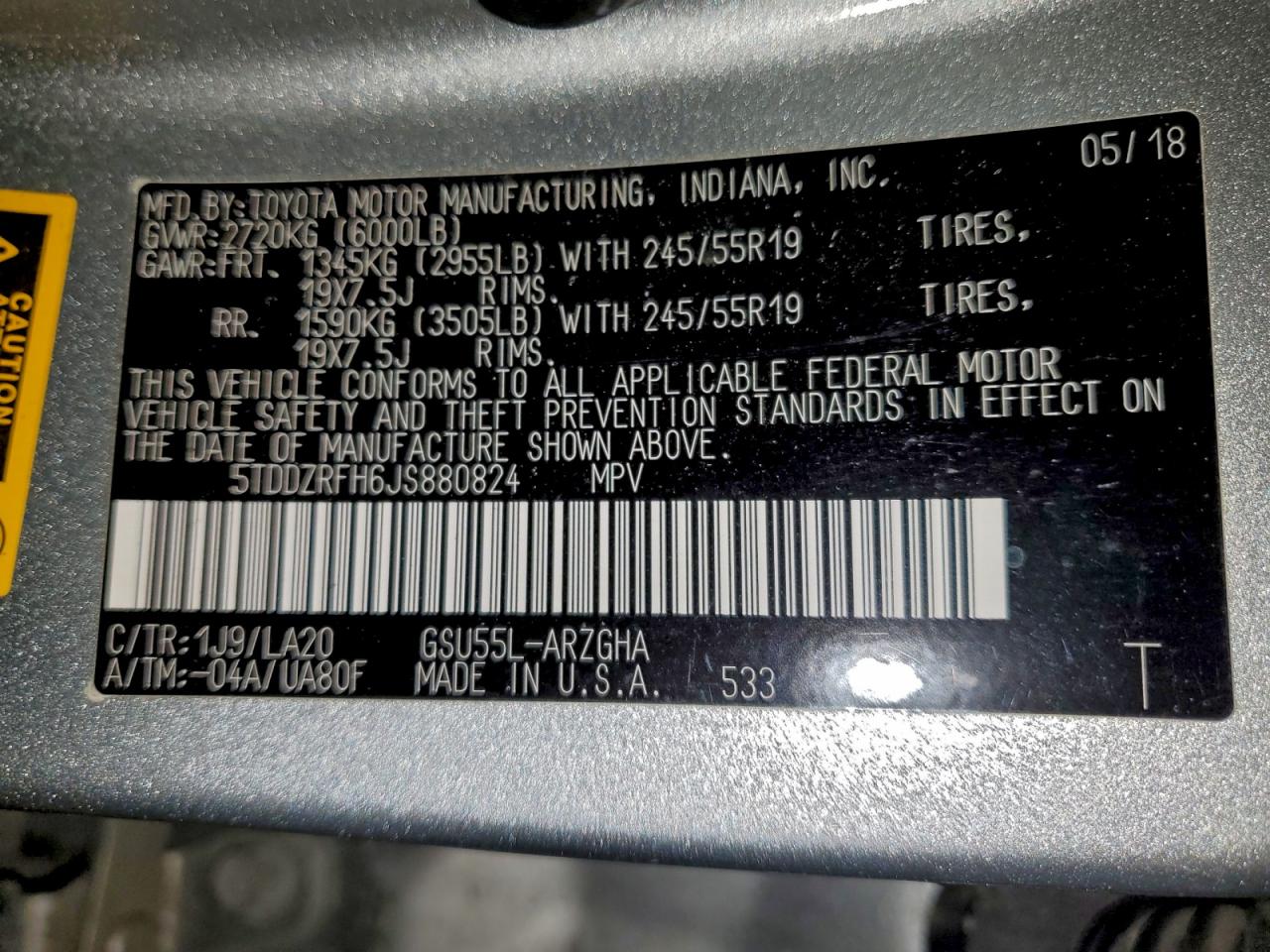 2018 TOYOTA HIGHLANDER LIMITED photo 25