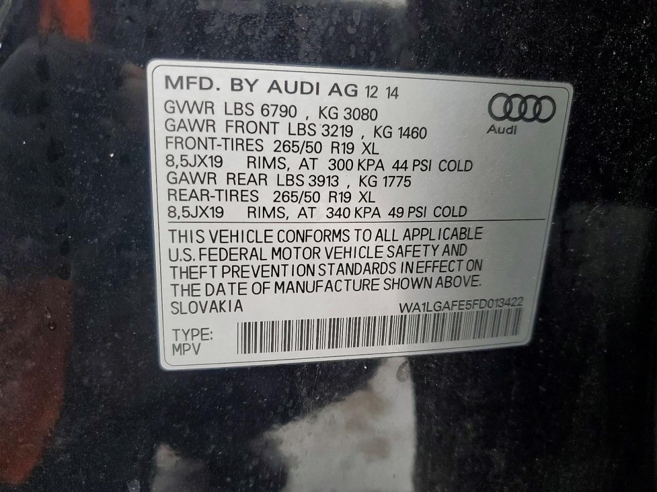 2015 AUDI Q7 PREMIUM PLUS photo 13