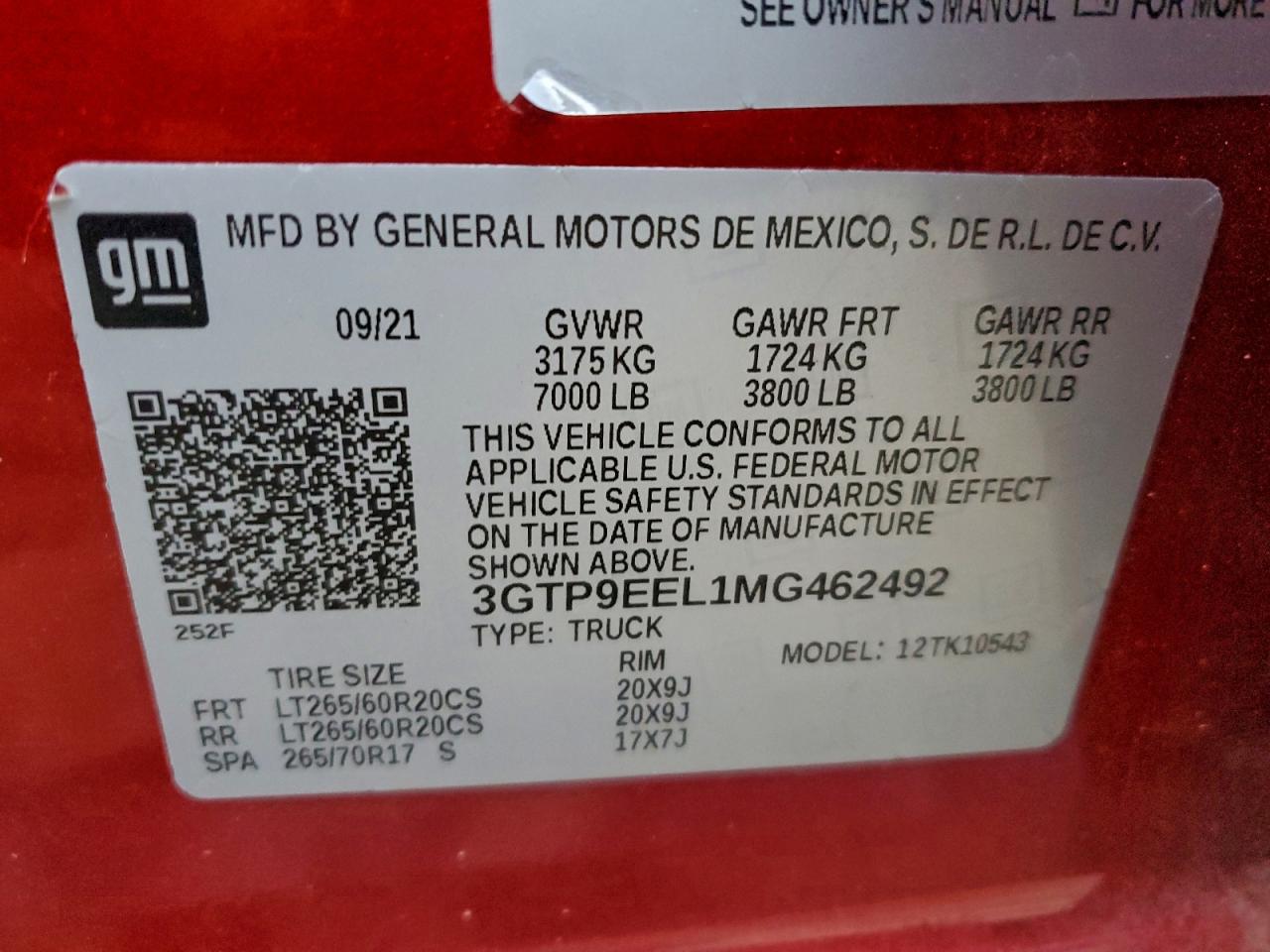 2021 GMC SIERRA K1500 AT4 photo 12
