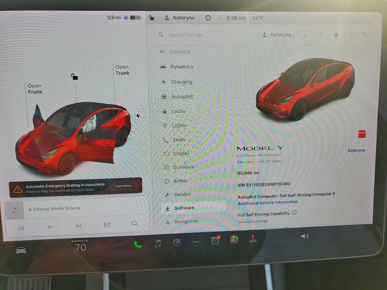 2021 TESLA MODEL Y photo 9