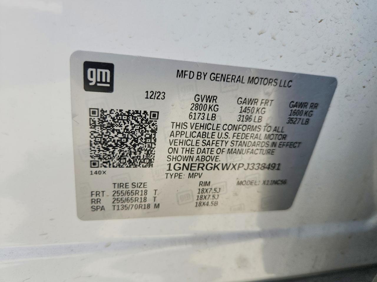 2023 CHEVROLET TRAVERSE LT photo 13