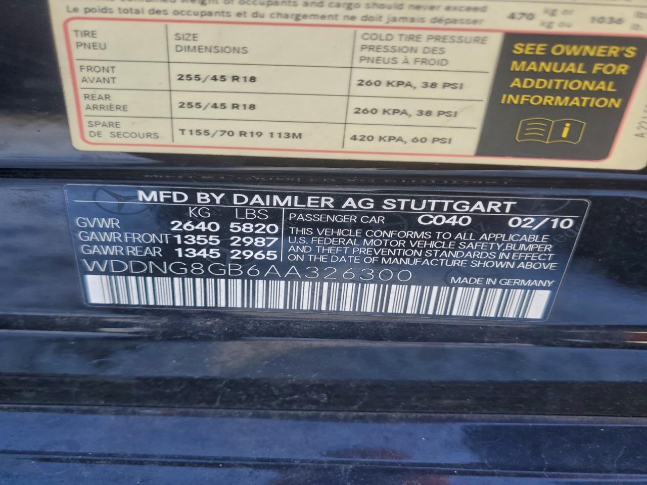 2010 MERCEDES-BENZ S 550 4MATIC photo 12
