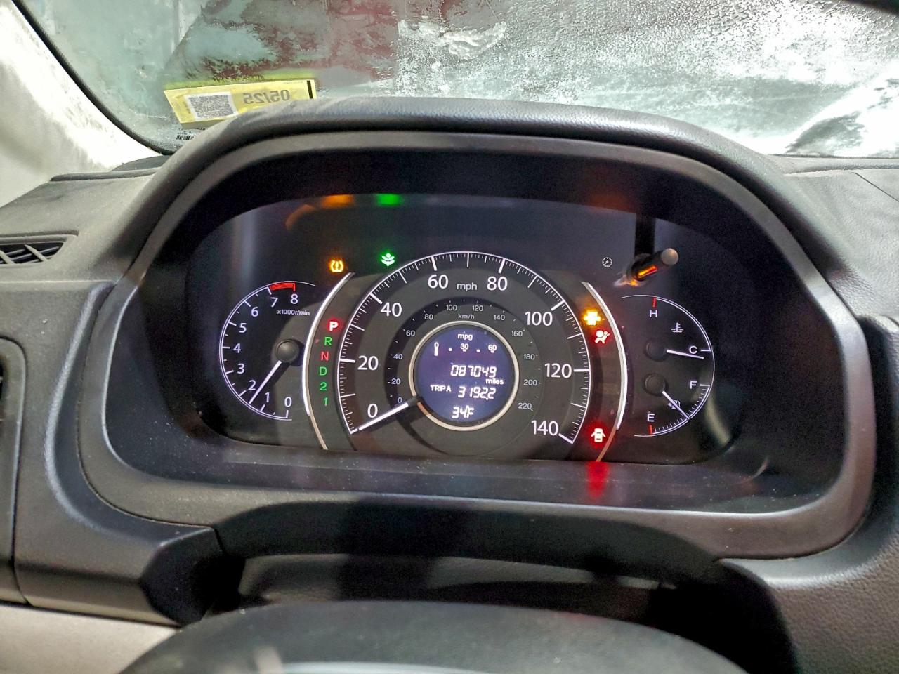 2013 HONDA CR-V LX photo 9