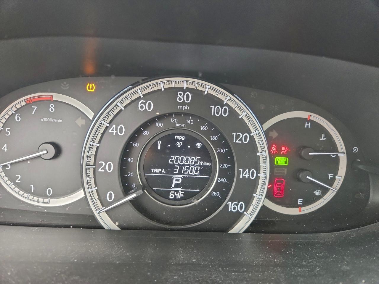 2015 HONDA ACCORD EXL photo 9