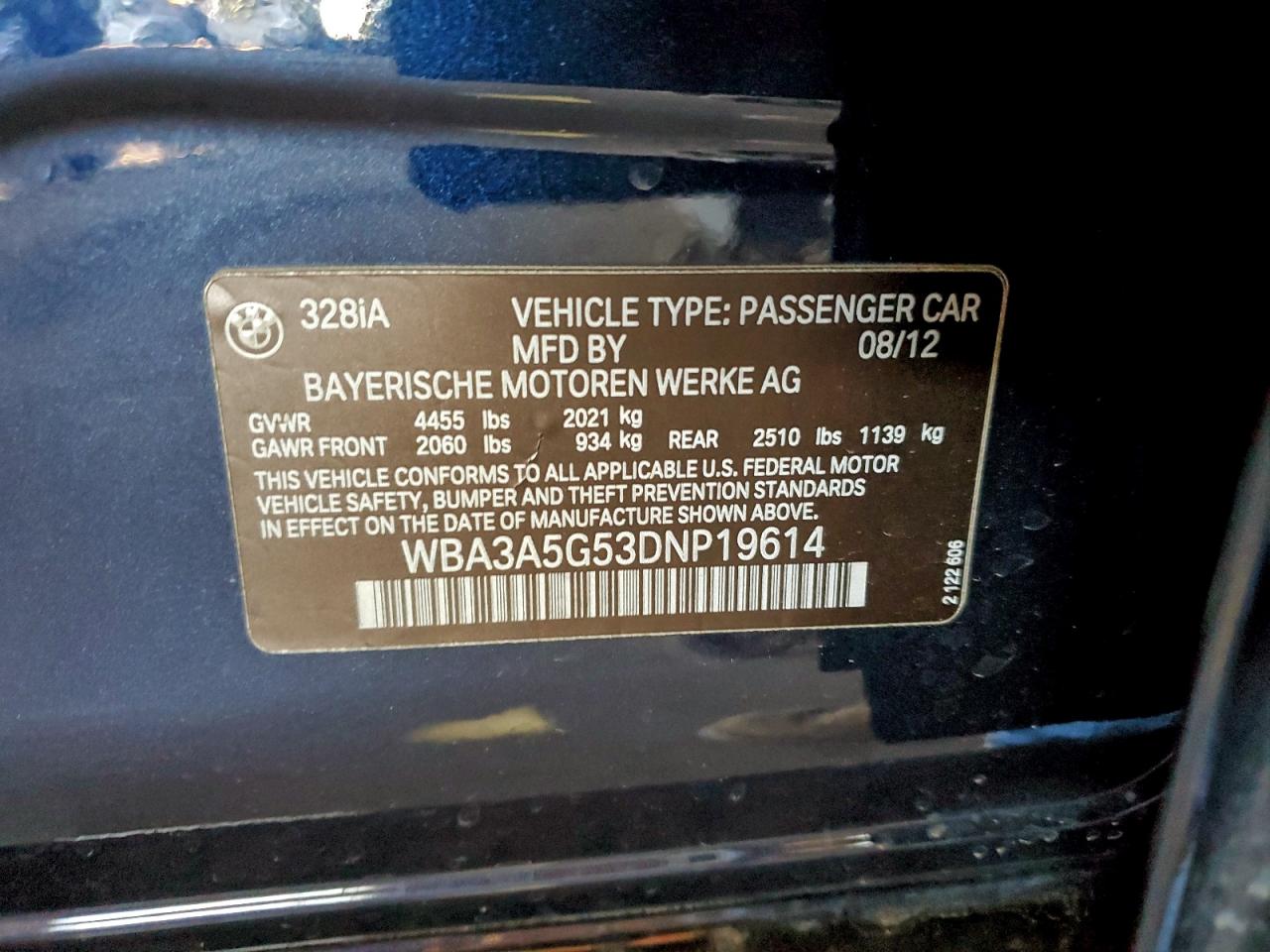 2013 BMW 328 I photo 12