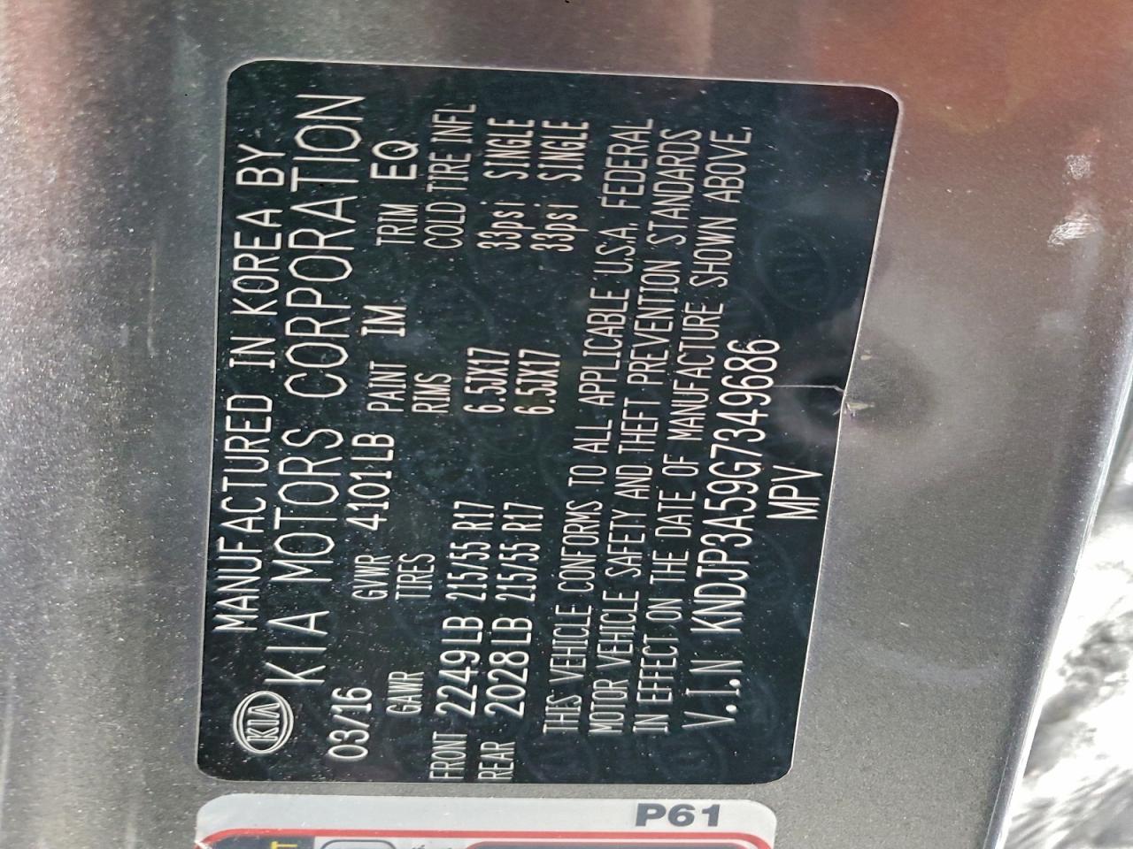 2016 KIA SOUL + photo 13