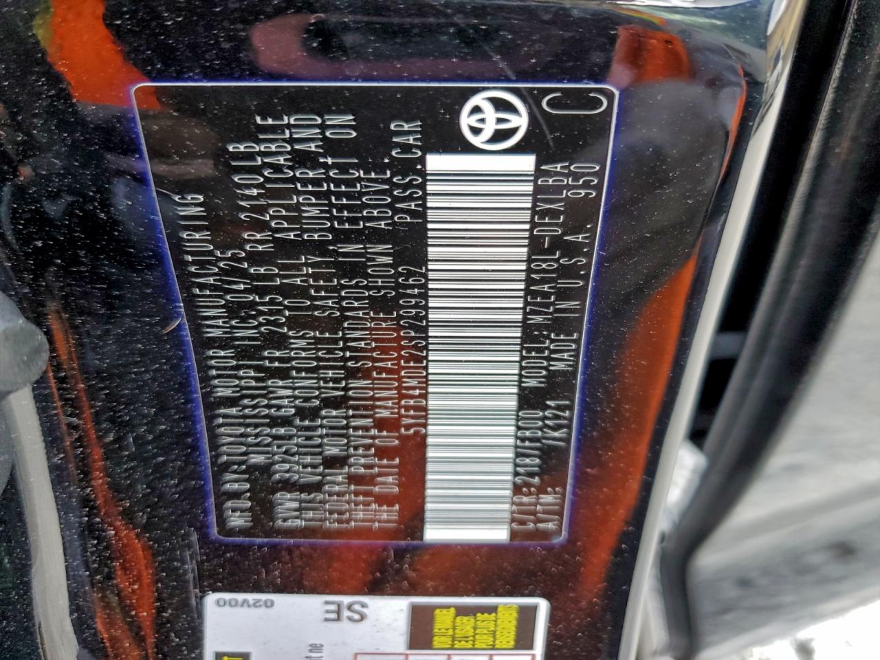 2025 TOYOTA COROLLA LE photo 12