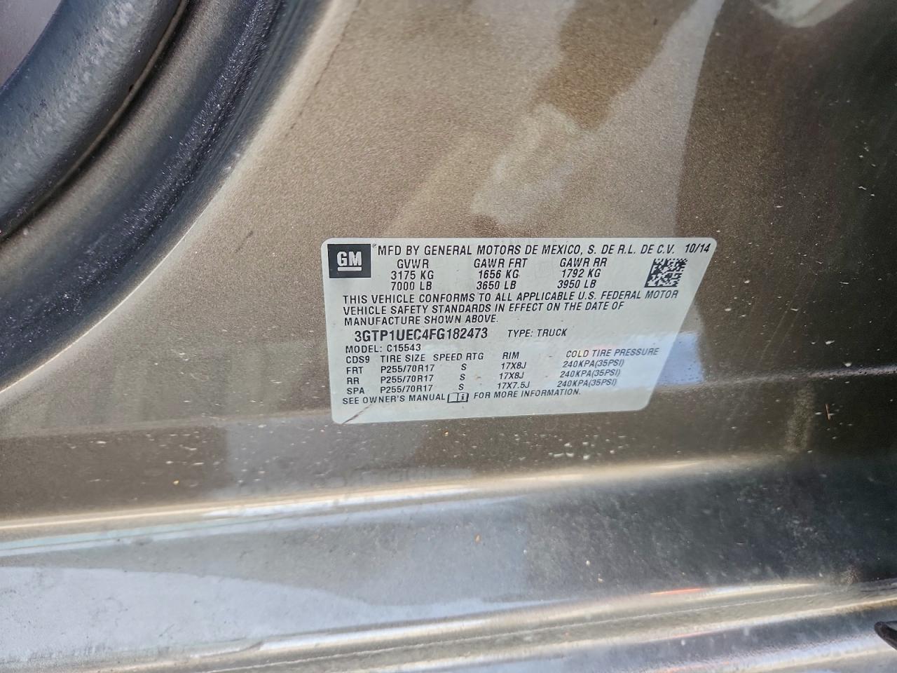 2015 GMC SIERRA C1500 SLE photo 12