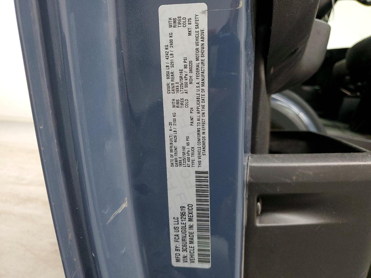 2020 RAM PROMASTER 3500 3500 HIGH photo 13