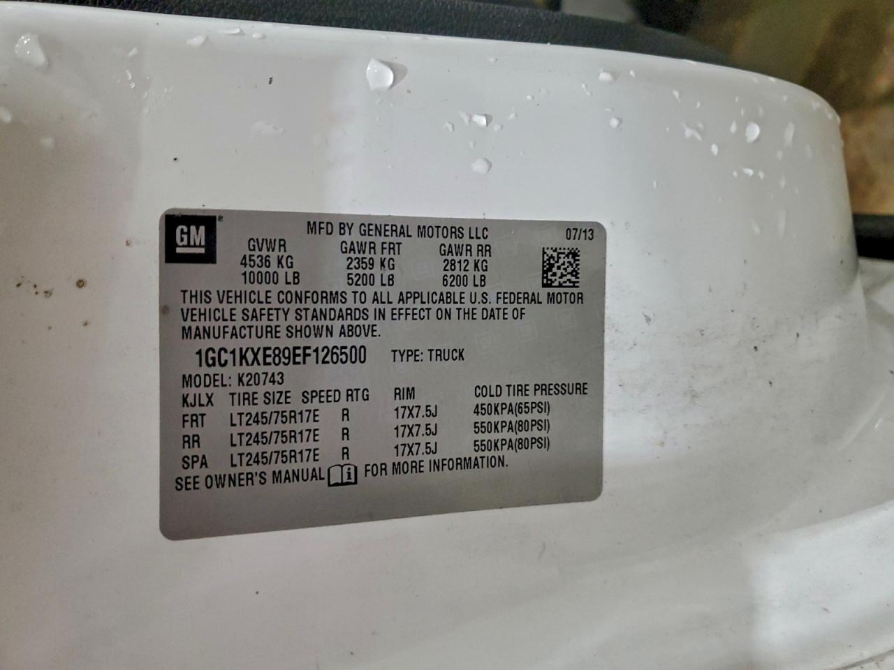 2014 CHEVROLET SILVERADO K2500 HEAVY DUTY LT photo 12