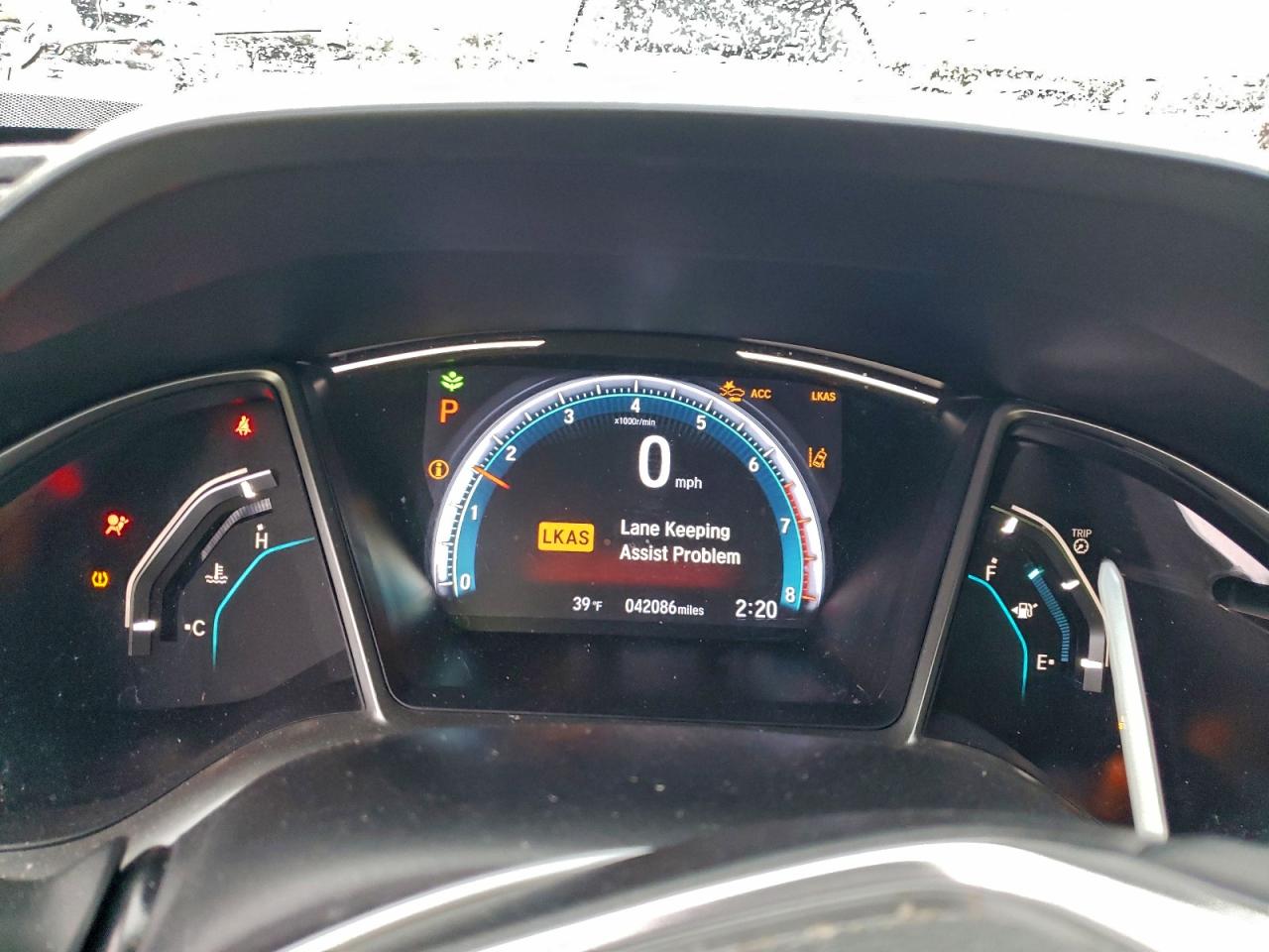 2020 HONDA CIVIC EX photo 9