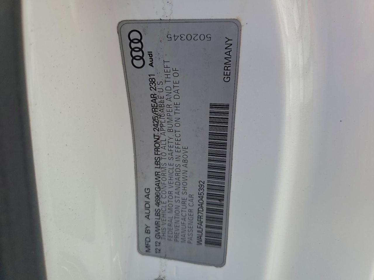 2013 AUDI A5 PREMIUM PLUS photo 13