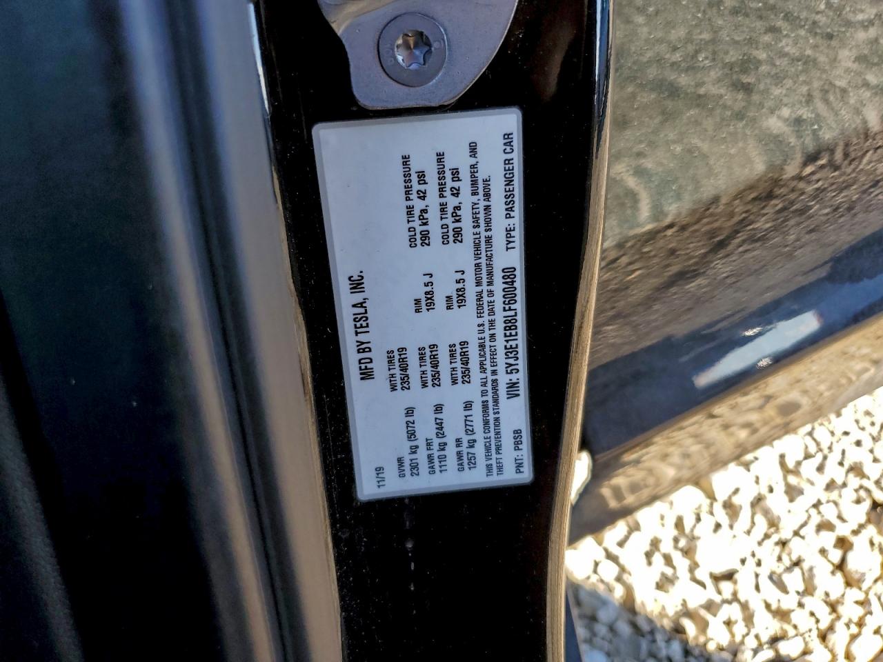 2020 TESLA MODEL 3 photo 12