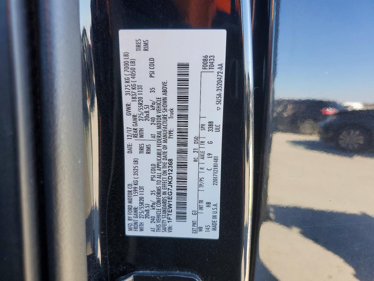 2018 FORD F150 SUPERCREW photo 12