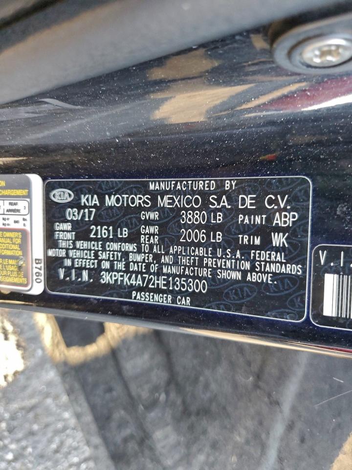 2017 KIA FORTE LX photo 12