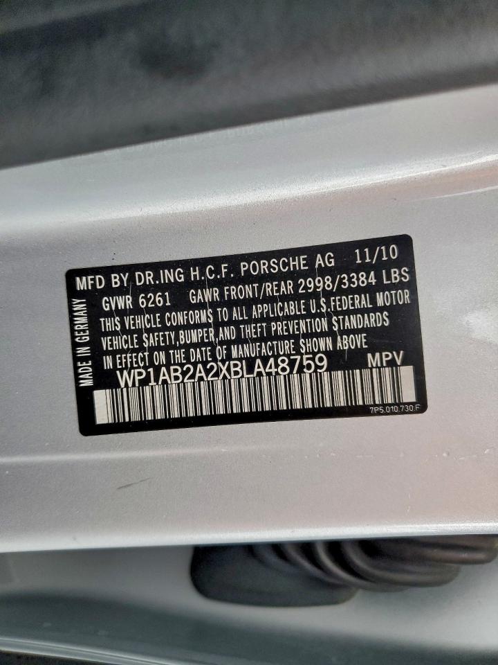 2011 PORSCHE CAYENNE S photo 13