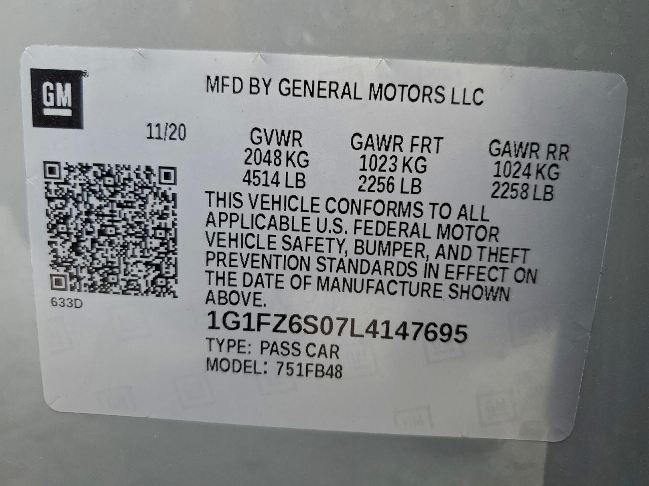 2020 CHEVROLET BOLT EV PREMIER photo 14