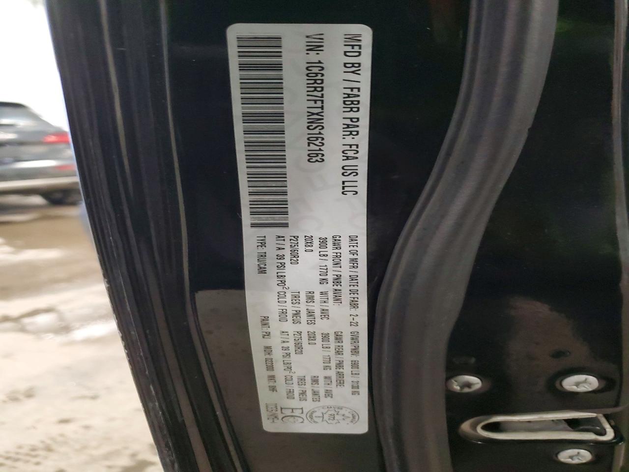 2022 RAM 1500 CLASSIC TRADESMAN photo 13