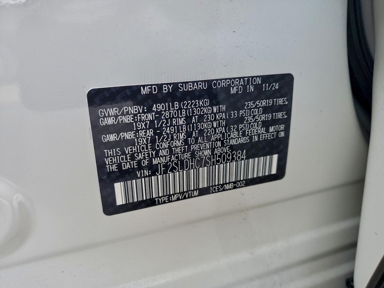 2025 SUBARU FORESTER SPORT photo 13