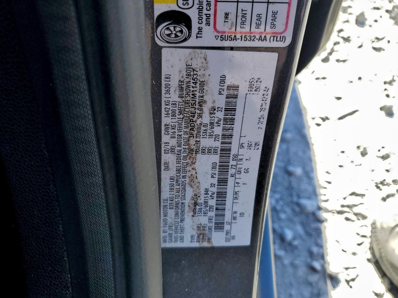 2018 FORD FIESTA SE photo 14
