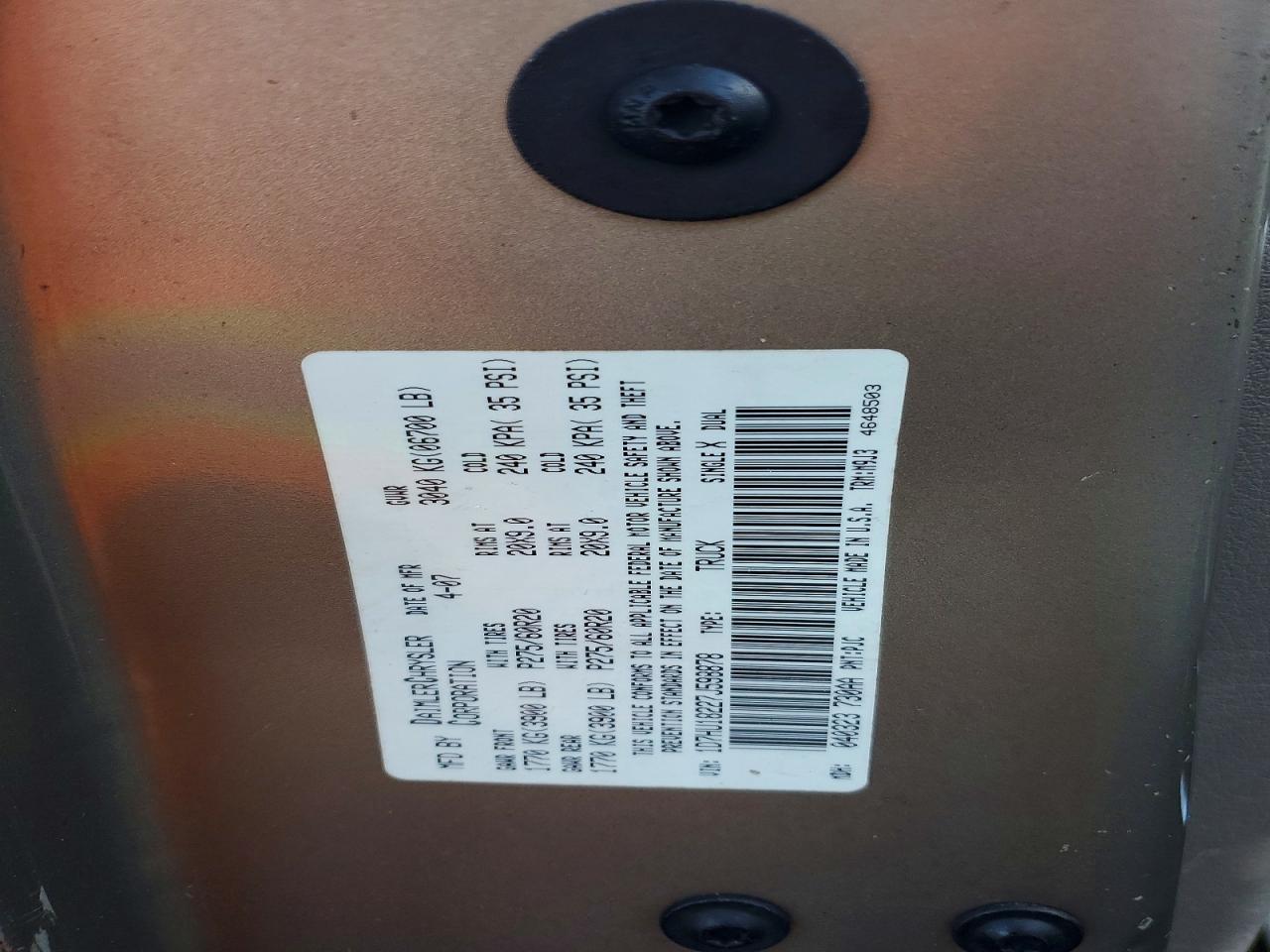 2007 DODGE RAM 1500 ST photo 12