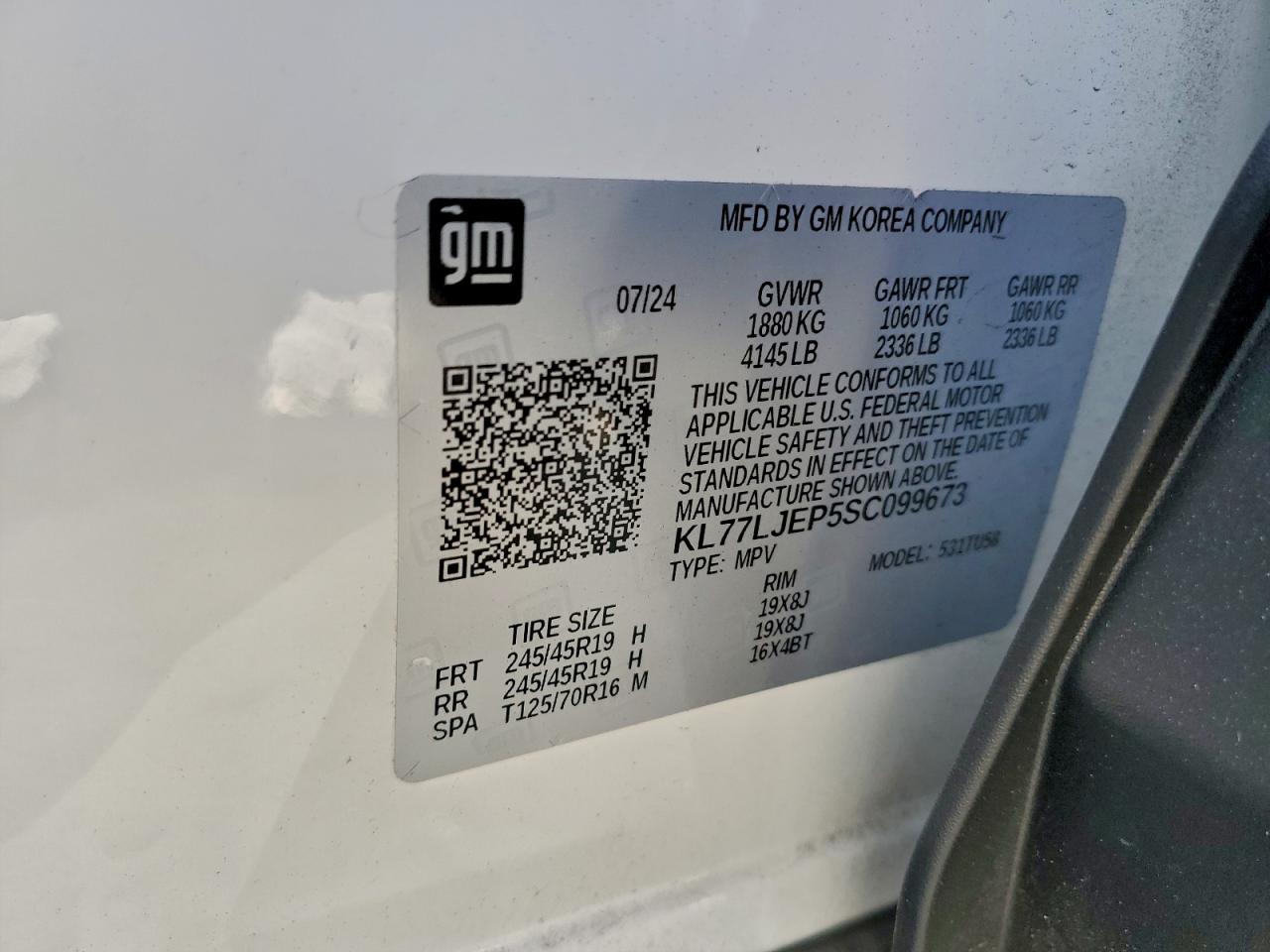 2025 CHEVROLET TRAX 2RS photo 13