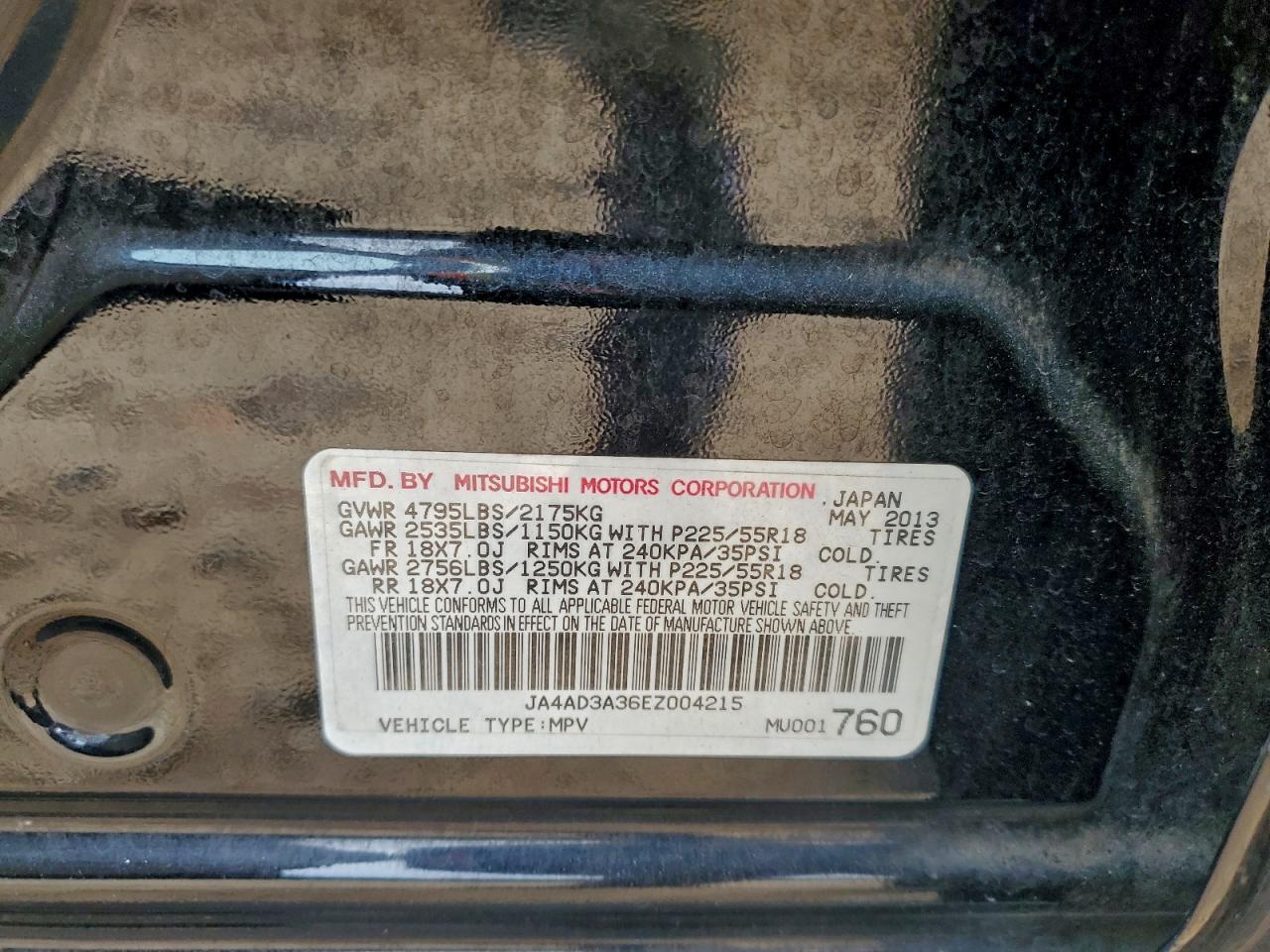 2014 MITSUBISHI OUTLANDER SE photo 13
