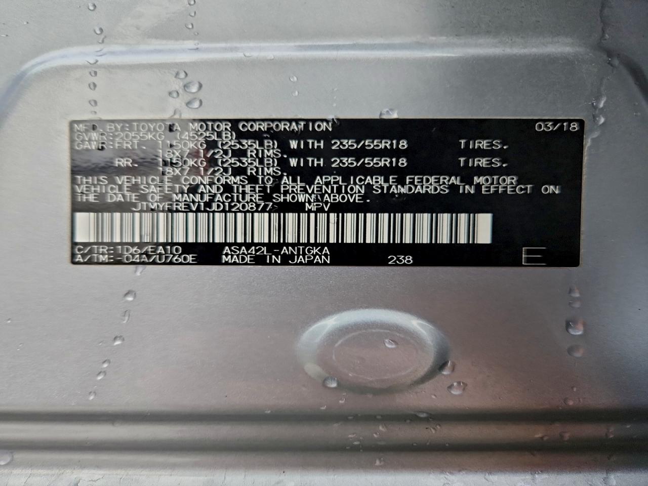 2018 TOYOTA RAV4 LIMITED photo 14